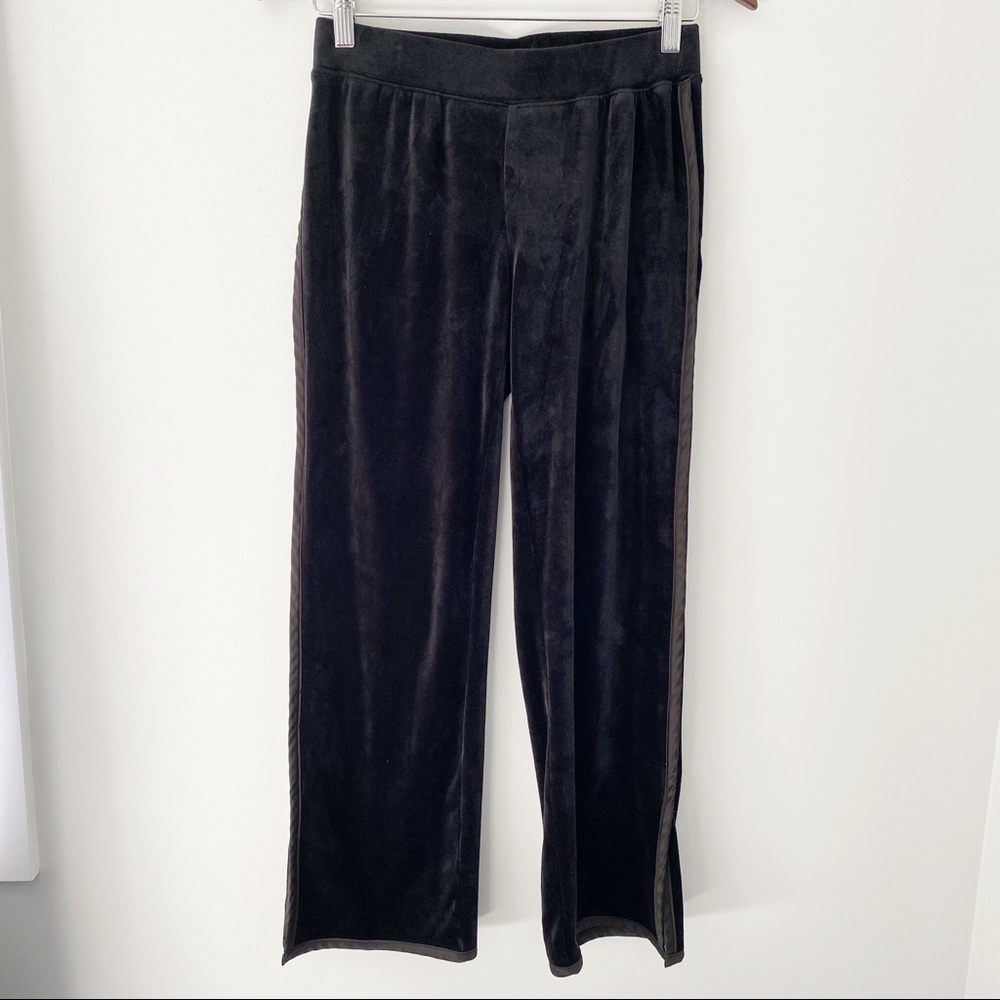 Joe Fresh Velvet Black Women's Sweatpants